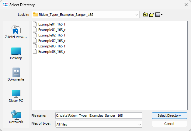 Tutorial 16s-sanger process filechooser.png